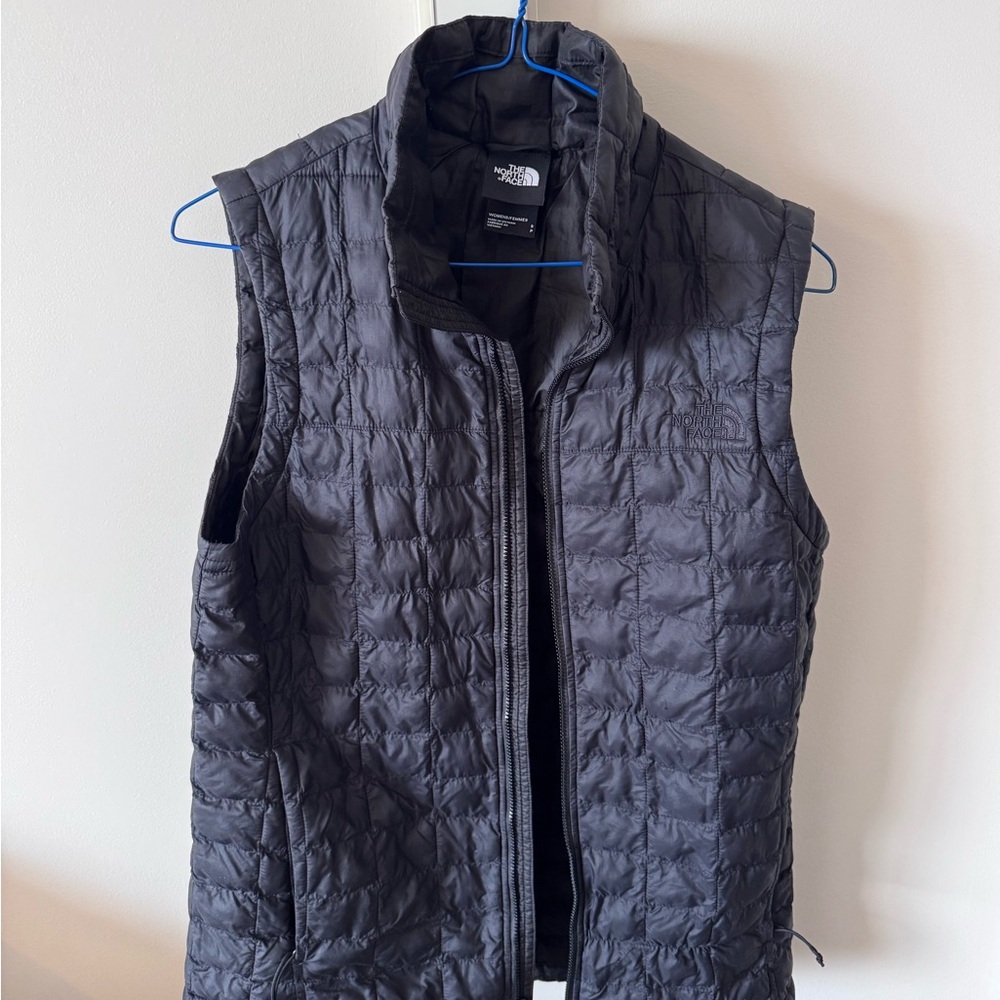 The North Face Black Quilted Vest